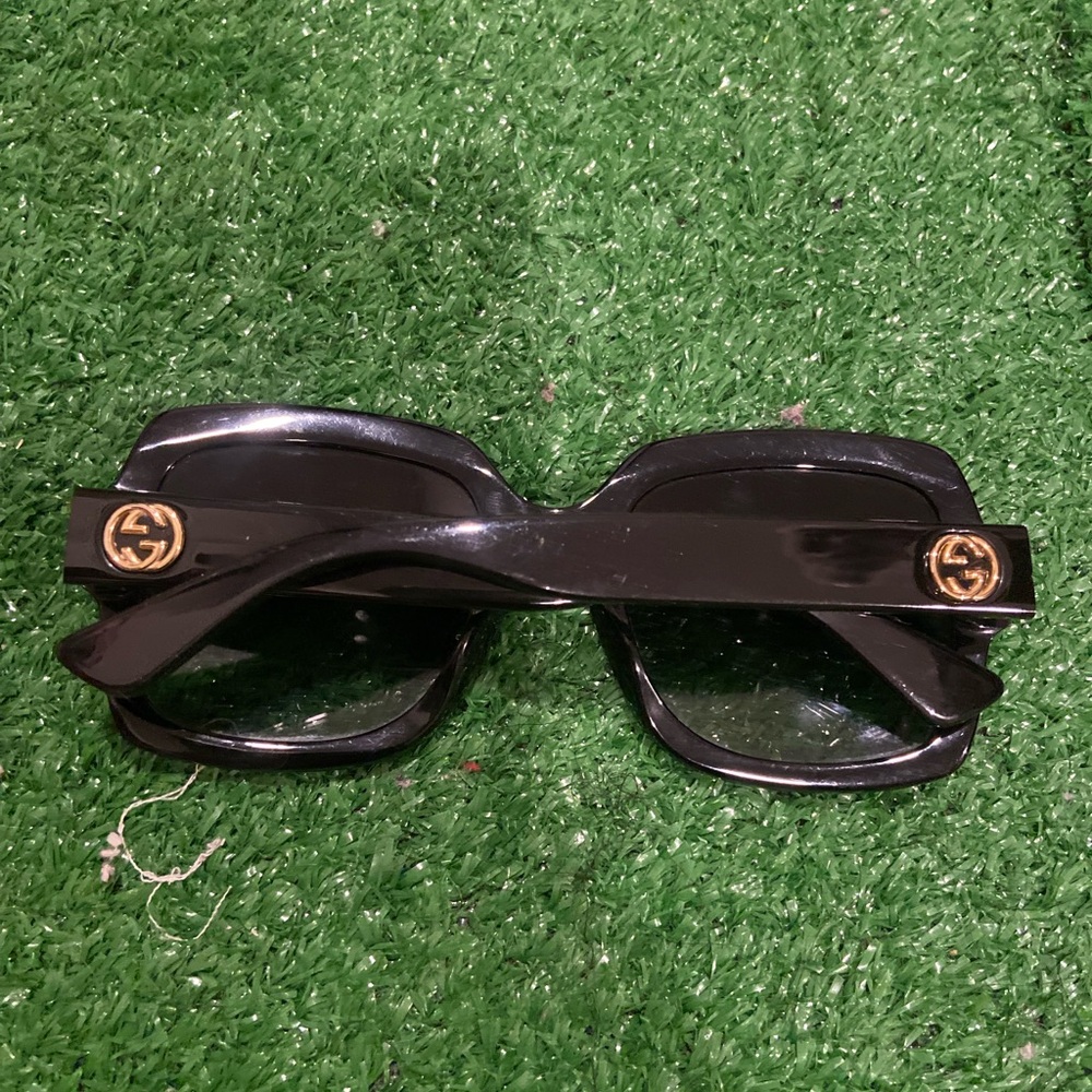 Gucci Black Oversized Square Sunglasses